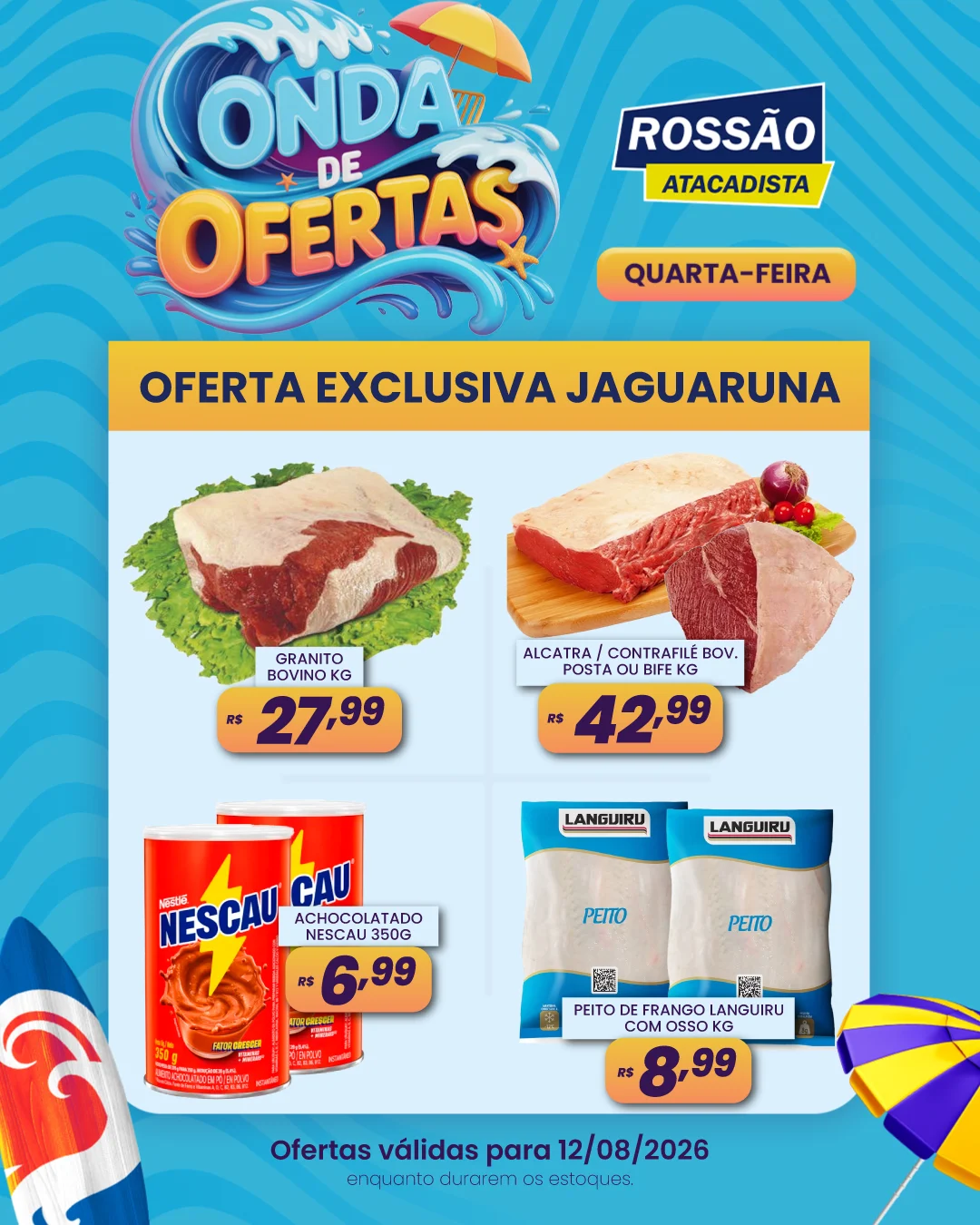 Ofertas Rossão Atacadista – 12/08/2026