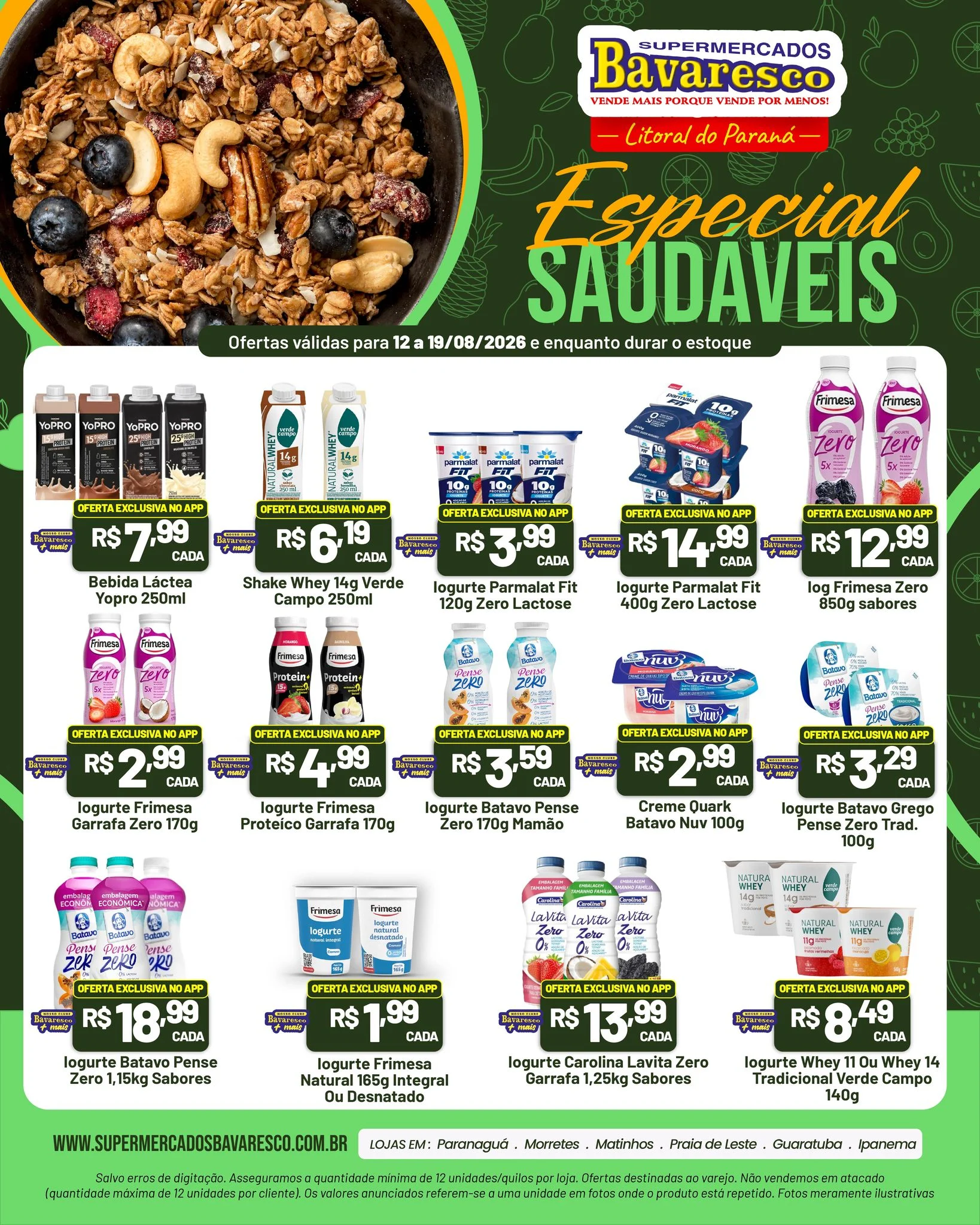 Ofertas Supermercados Bavaresco – 19/08/2026