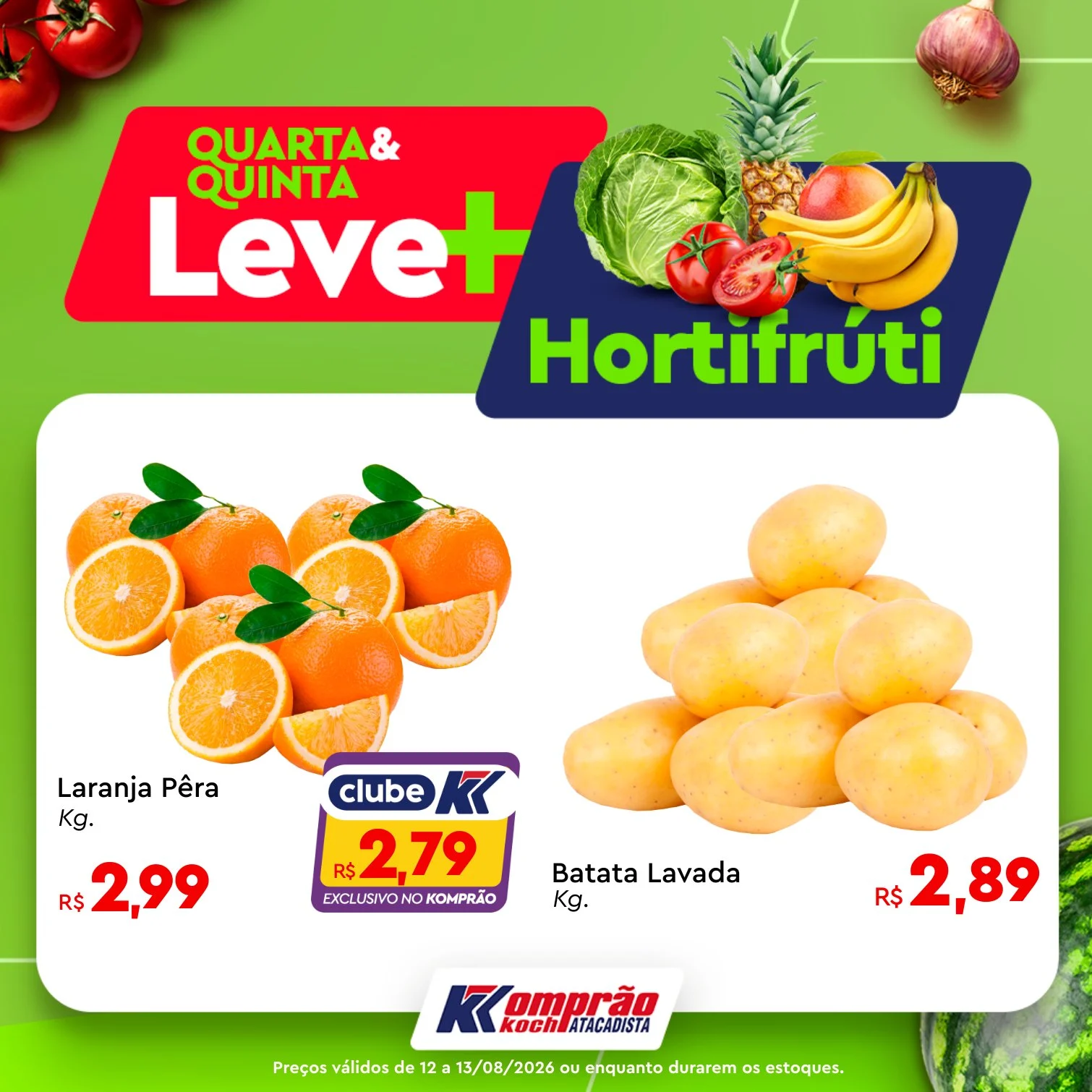 Ofertas Komprão Koch Atacadista – 13/08/2026