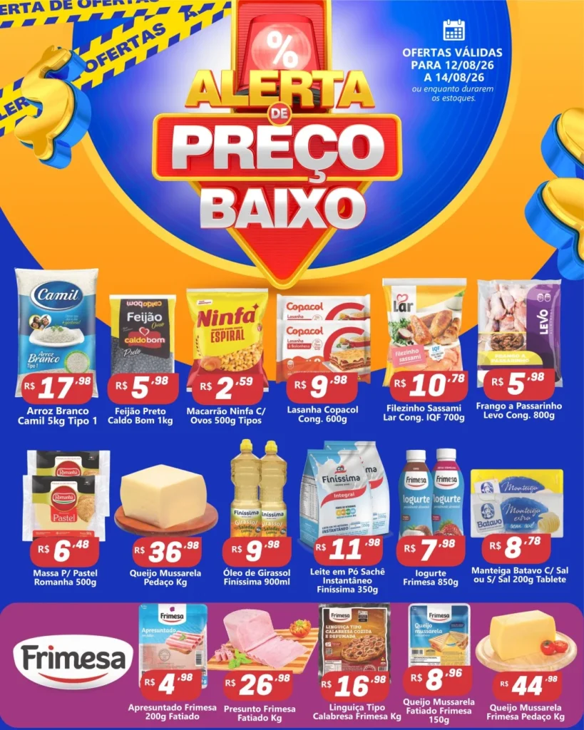 Ofertas Supermercado Colatusso – 14/08/2026