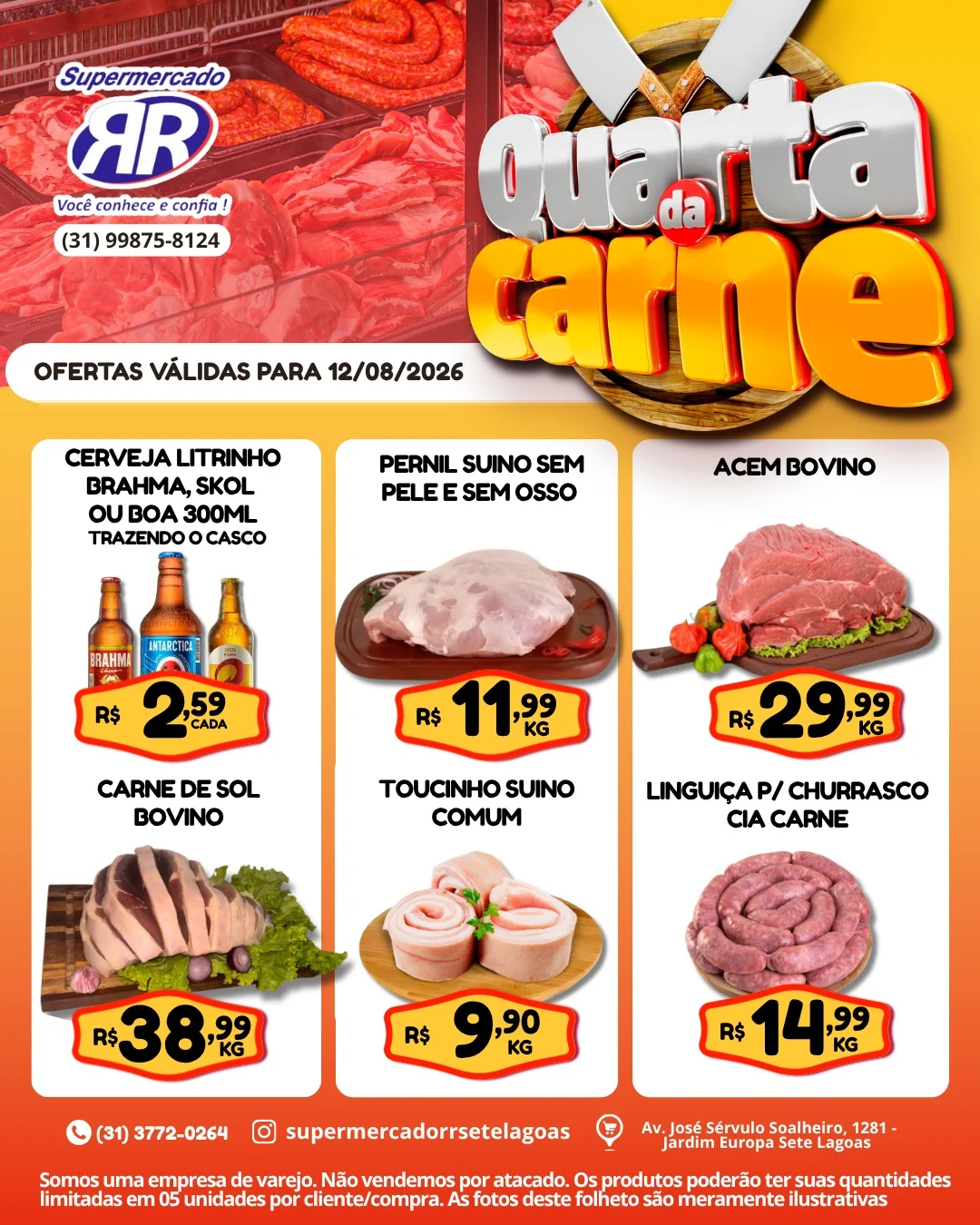 Ofertas Supermercado RR – 12/08/2026