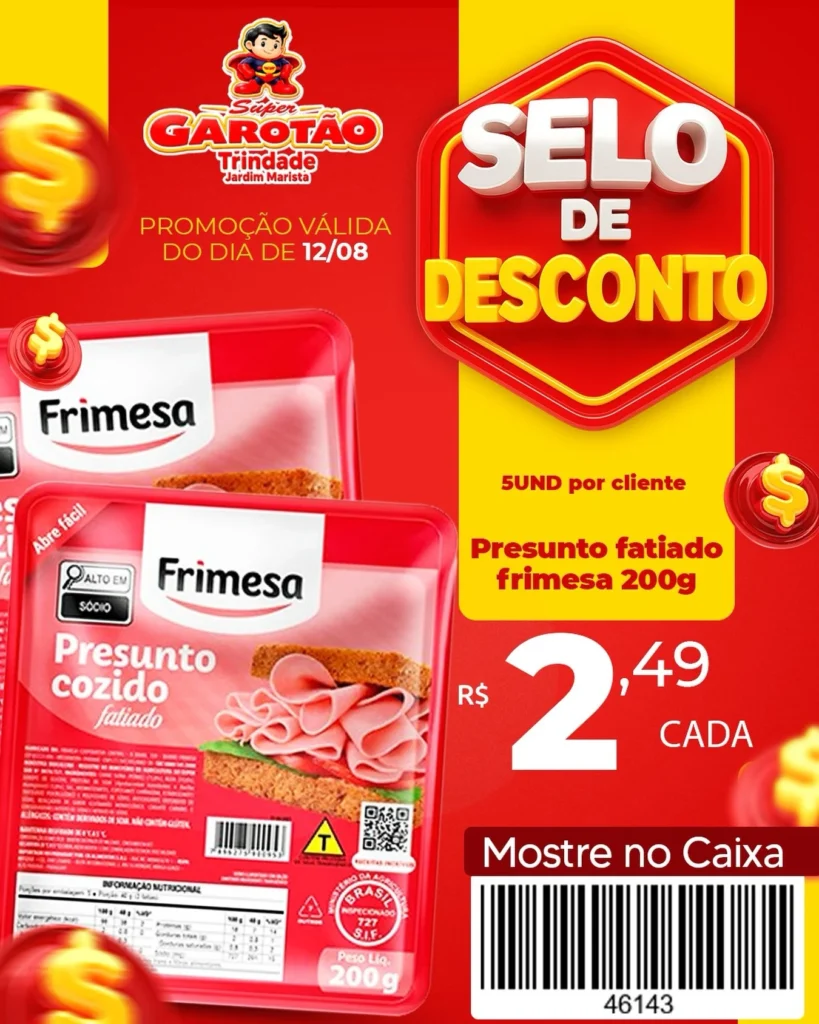 Ofertas Supermercado Garotão – 12/08/2026