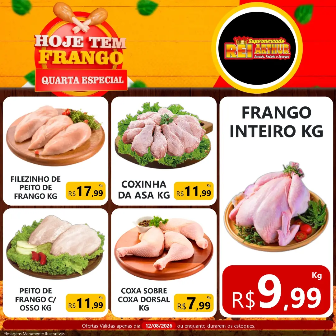 Ofertas Supermercado Rei Arthur💥 – 12/08/2026