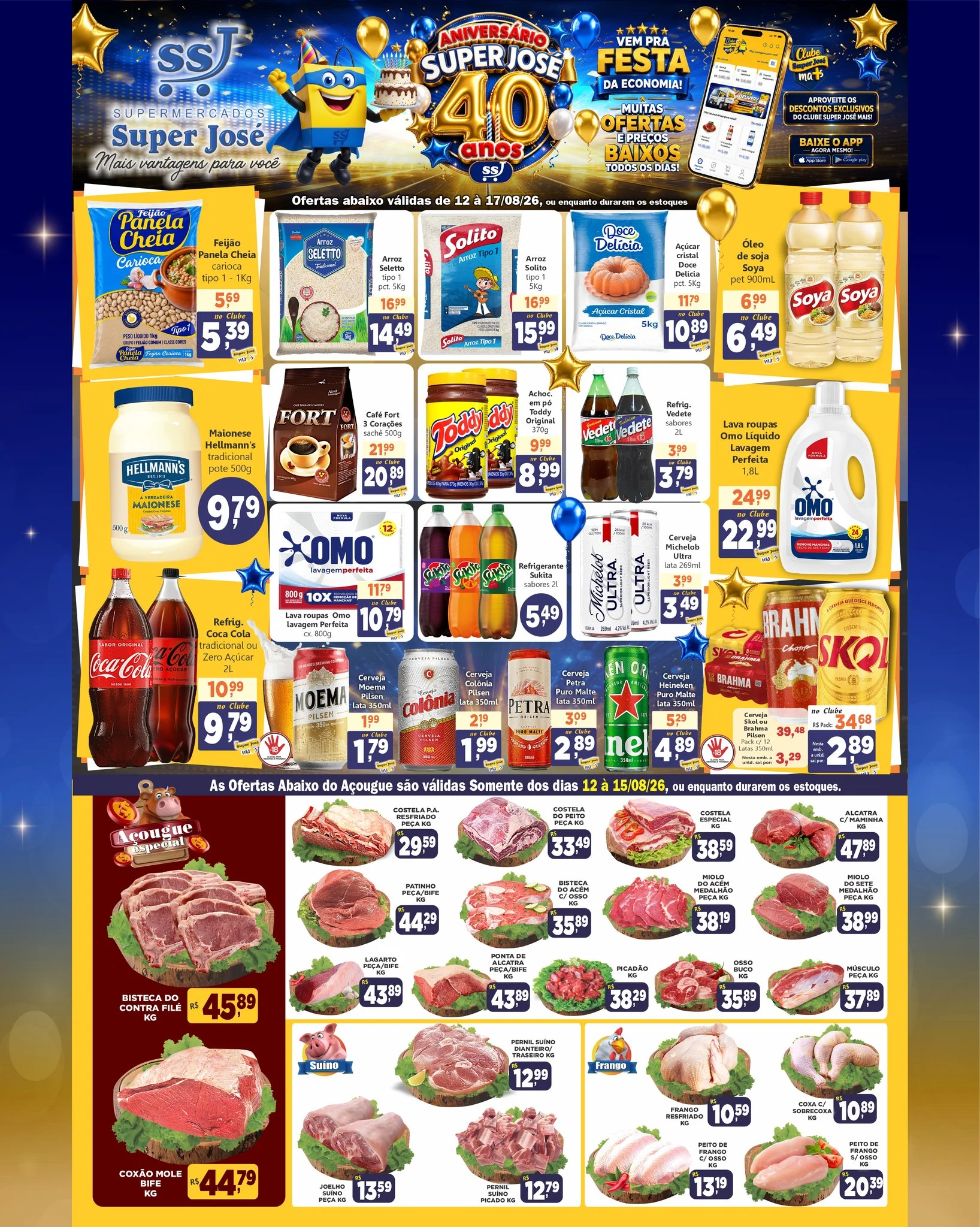 Ofertas Supermercado Super José – 17/08/2026 Ofertas Supermercado Super José – 17/08/2026