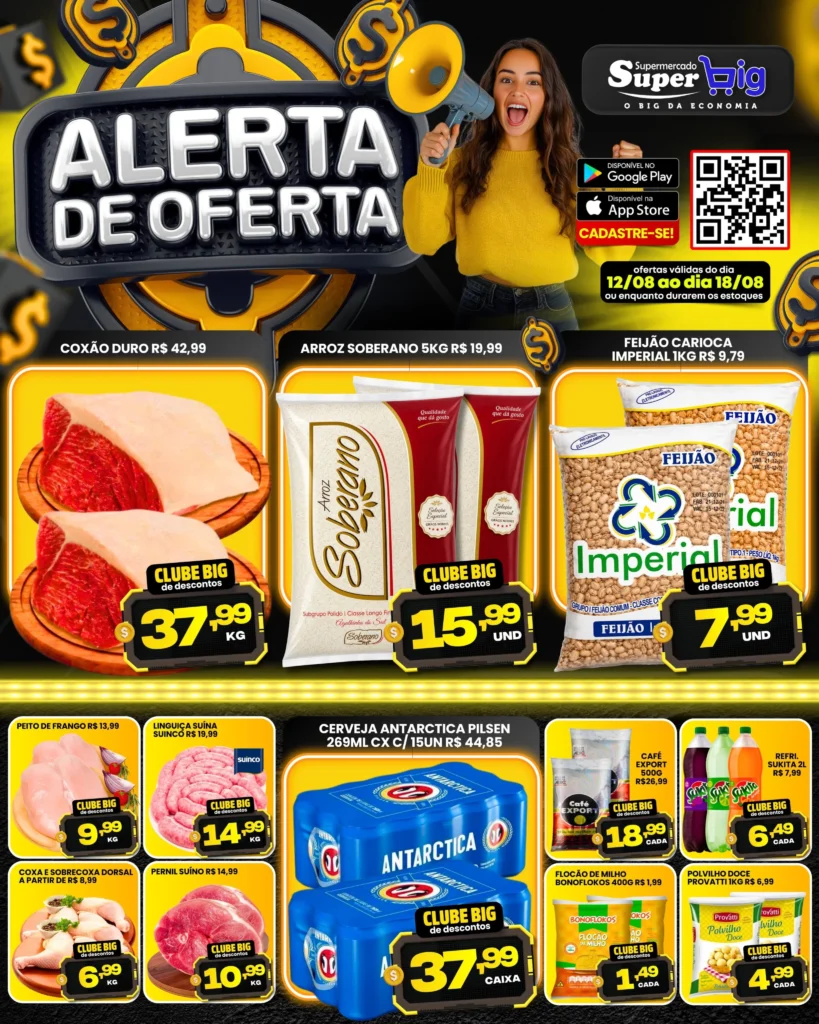Ofertas Supermercado Super Big  🛒 – 18/08/2026