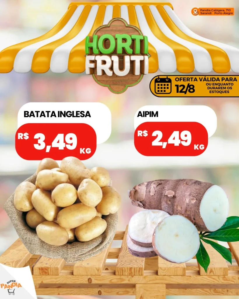 Ofertas Super Pandia | Sarandi, Porto Alegre – 12/08/2026