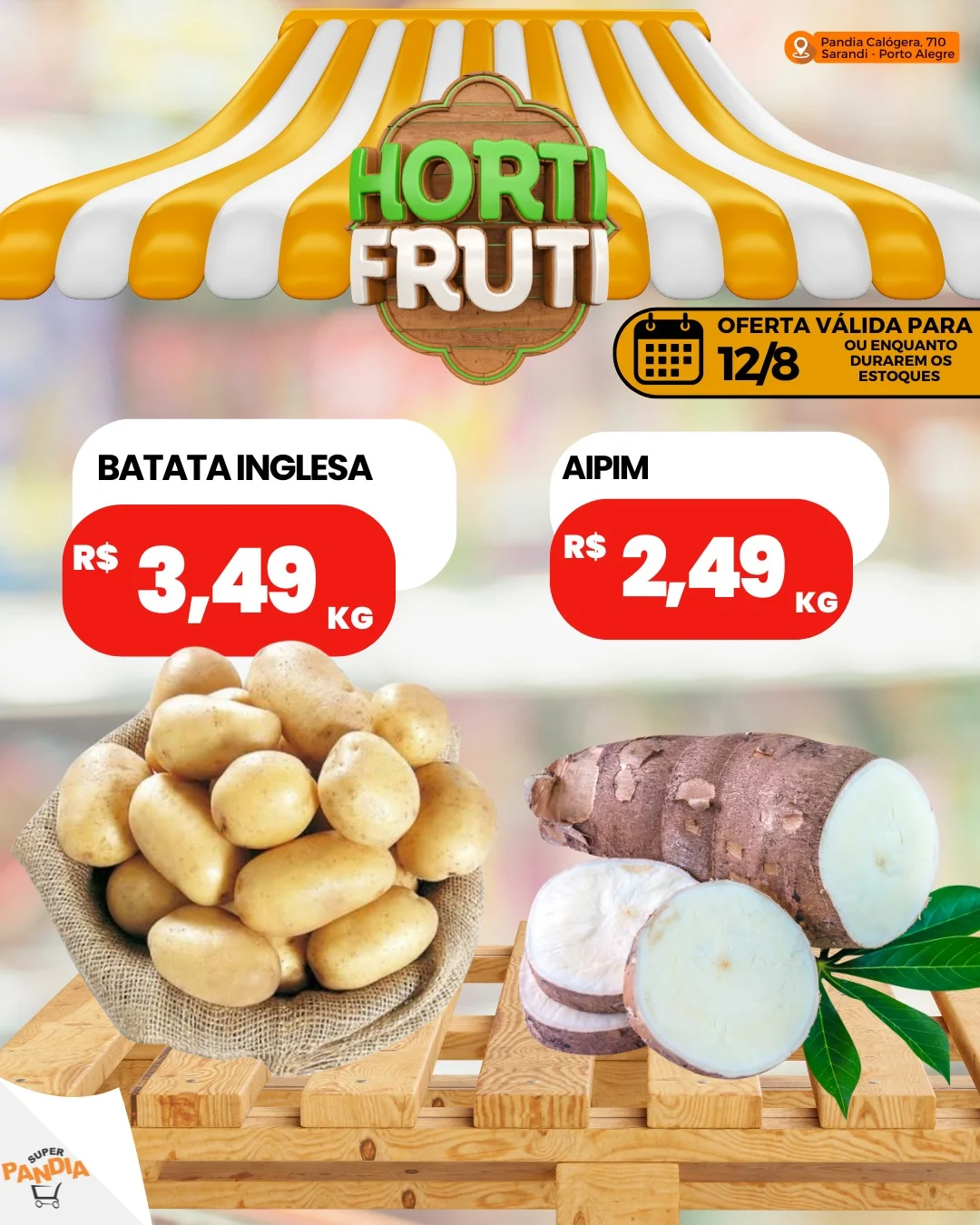 Ofertas Super Pandia | Sarandi, Porto Alegre – 12/08/2026