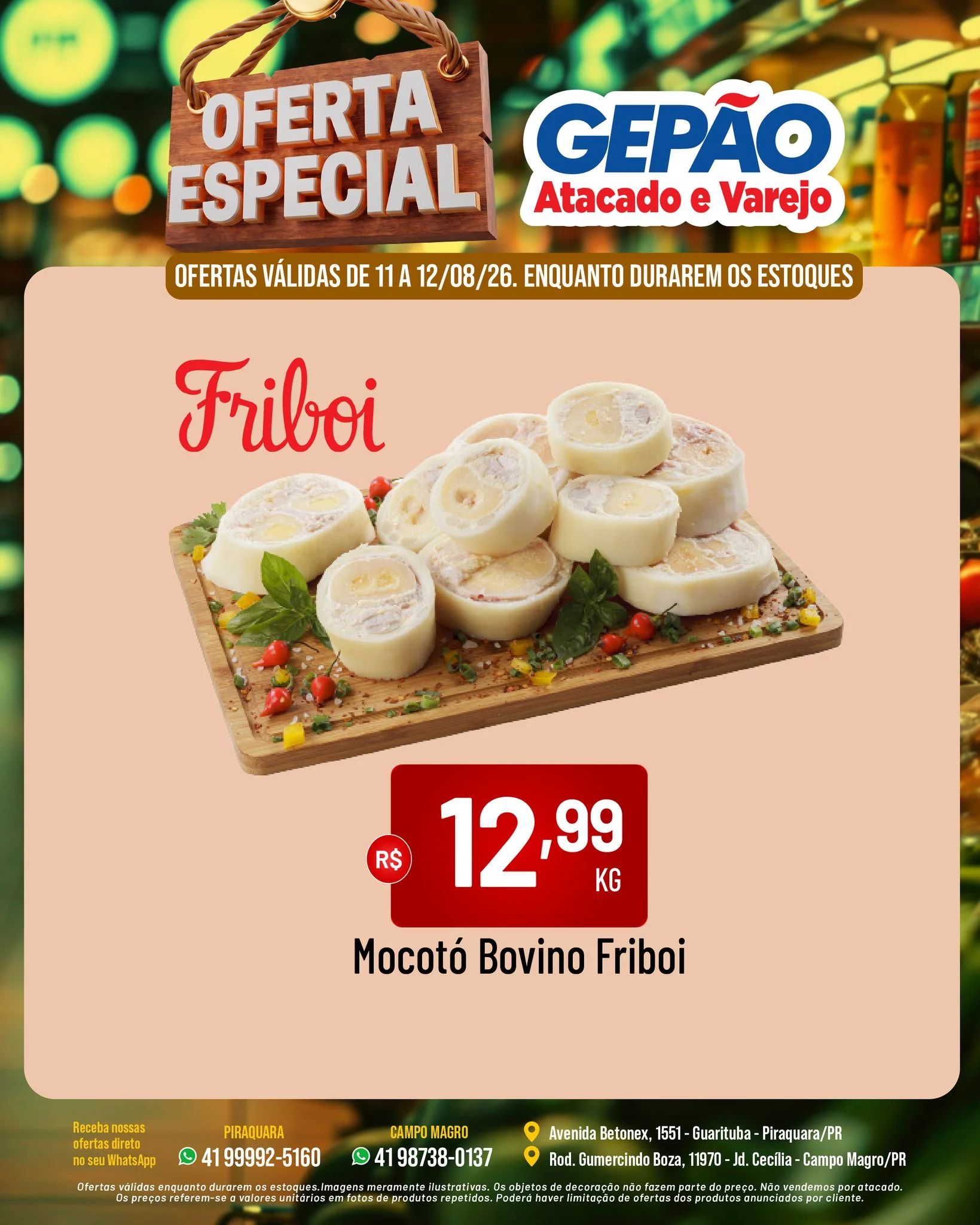 Ofertas GEPÃO – 12/08/2026