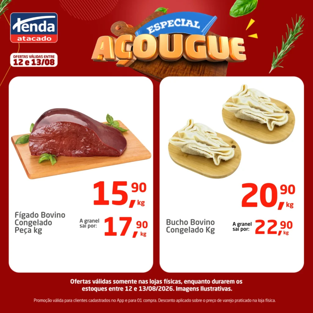 Ofertas Tenda Atacado – 13/08/2026