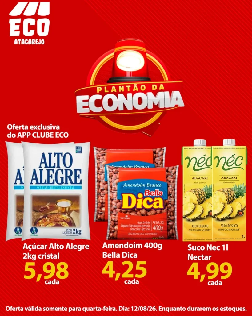 Ofertas Eco Atacarejo – 12/08/2026