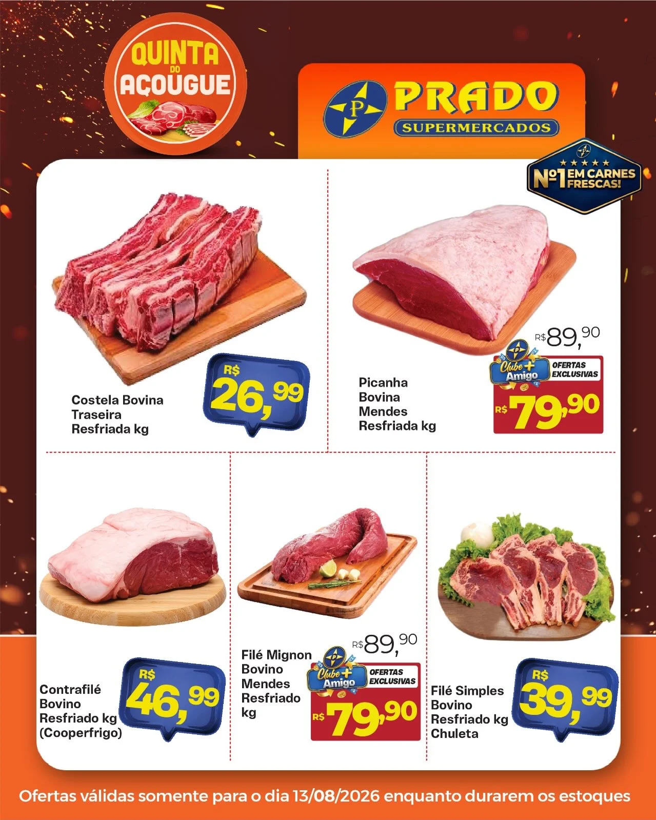 Ofertas Perfil oficial – Prado supermercados – 13/08/2026