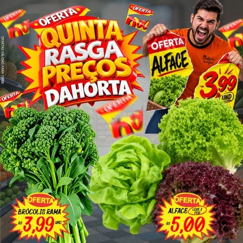 Ofertas Dahorta Hortifruti – 13/08/2026 Ofertas Dahorta Hortifruti – 13/08/2026