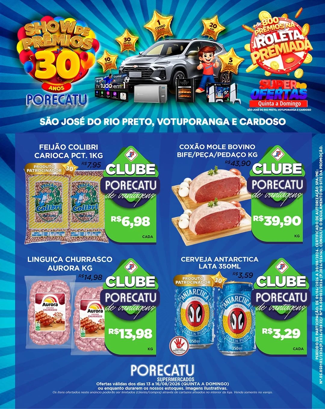 Ofertas Super Porecatu – 16/08/2026
