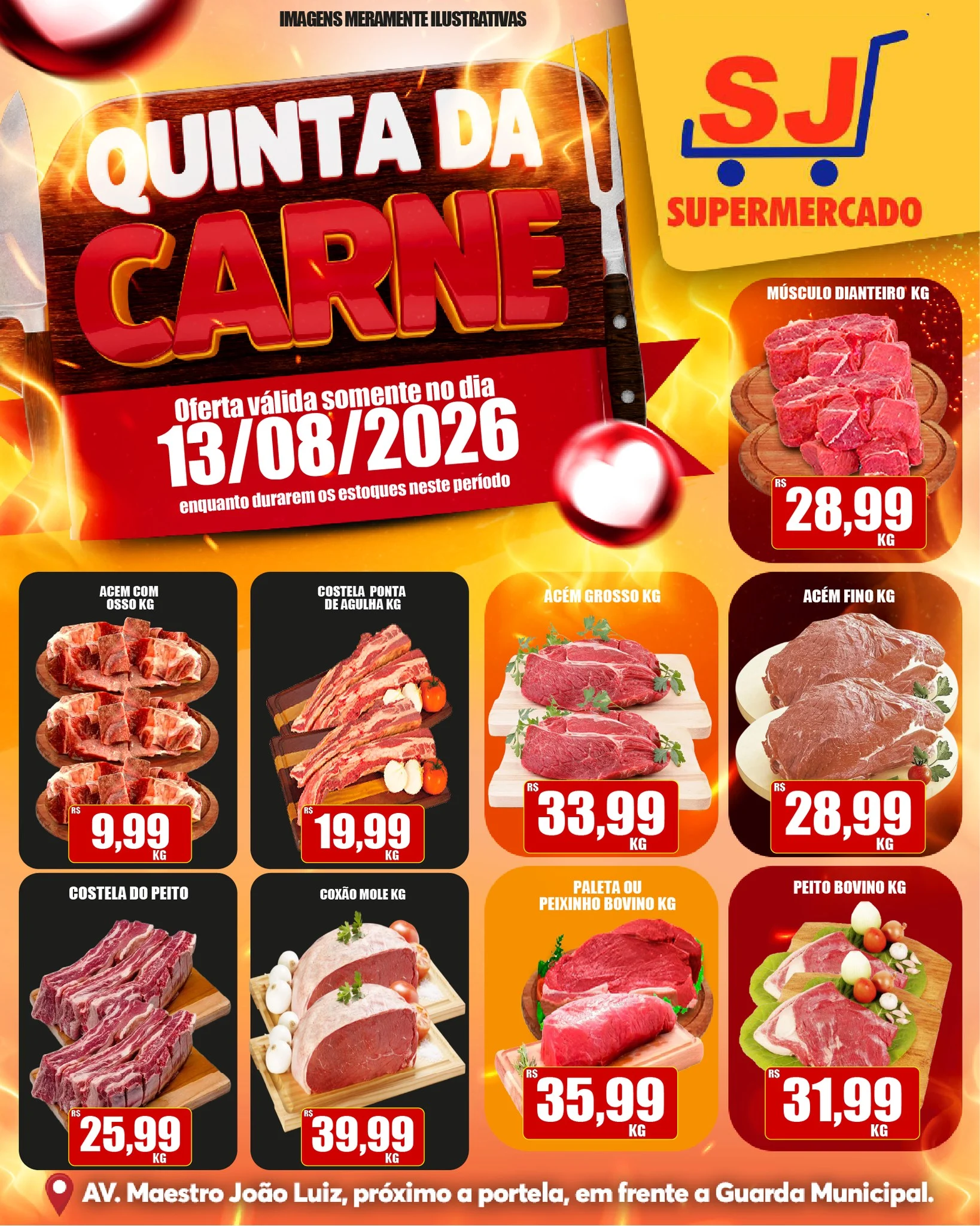 Ofertas SJ Supermercado – 13/08/2026 Ofertas SJ Supermercado – 13/08/2026