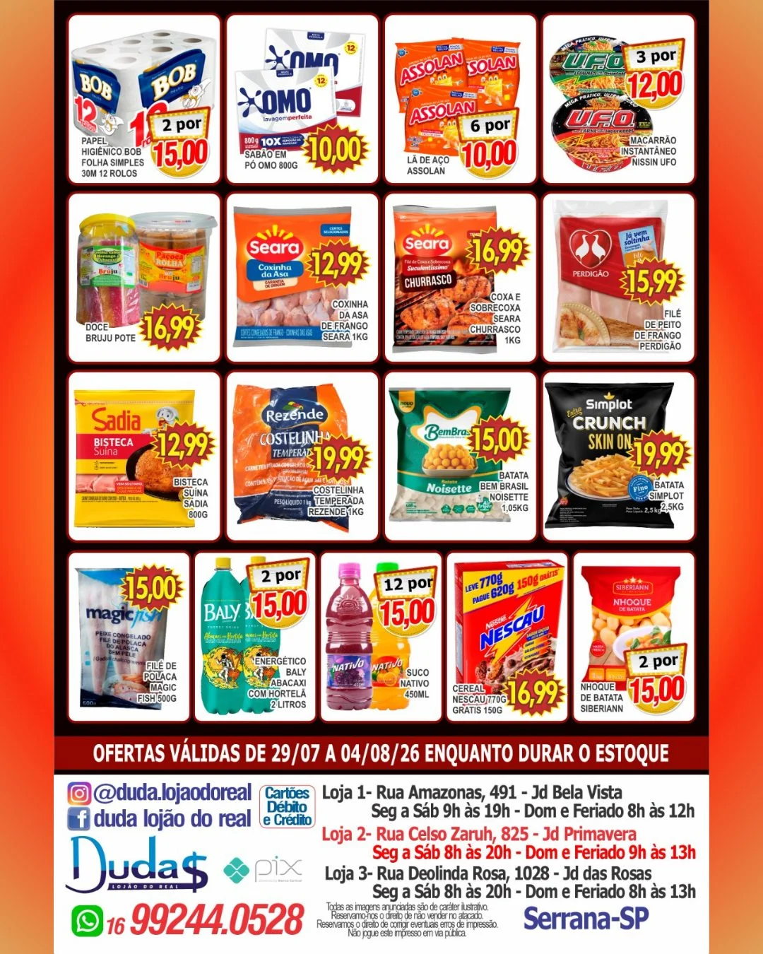 Ofertas Duda Lojão do Real