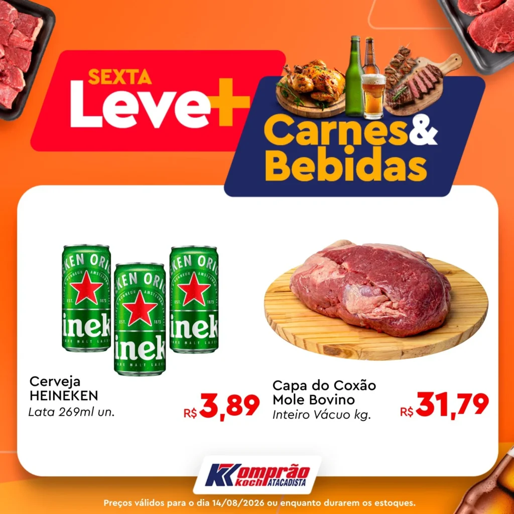 Ofertas Komprão Koch Atacadista – 14/08/2026
