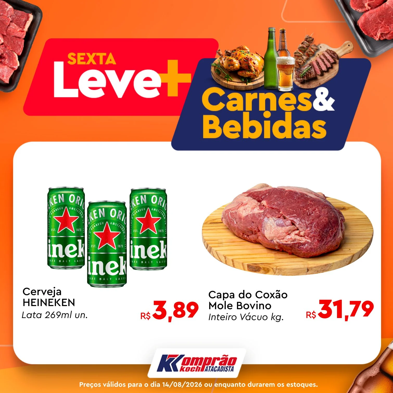 Ofertas Komprão Koch Atacadista – 14/08/2026