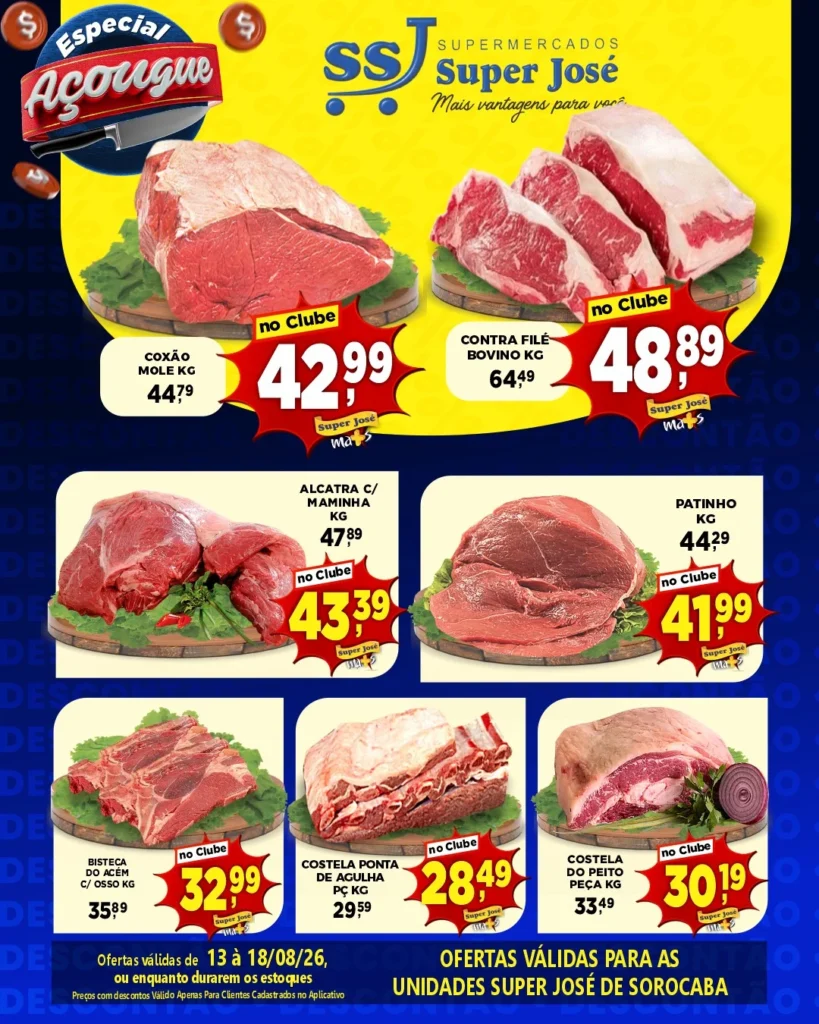 Ofertas Supermercado Super José – 18/08/2026