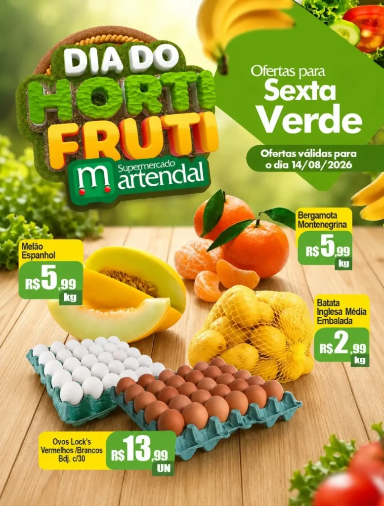 Ofertas Supermercado Martendal – 14/08/2026 Ofertas Supermercado Martendal – 14/08/2026
