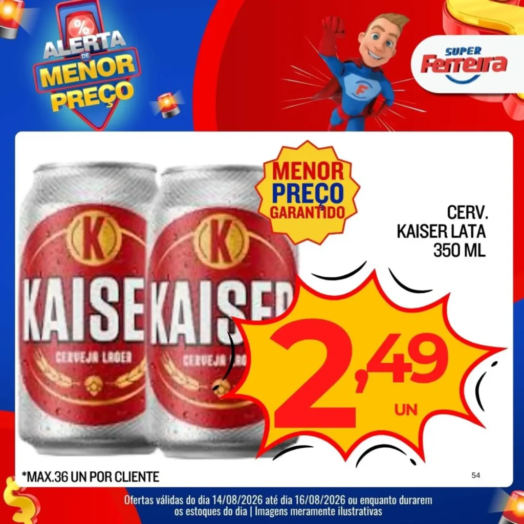 Ofertas Super Ferreira – 16/08/2026 Ofertas Super Ferreira – 16/08/2026