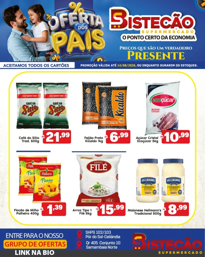 Ofertas Bistecão Supermercado – 14/08/2026
