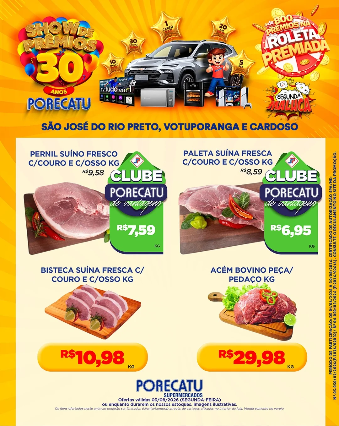 Ofertas Super Porecatu – 03/08/2026