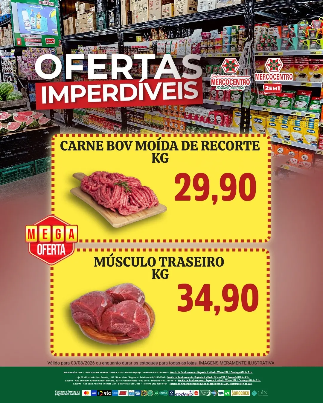 Ofertas SUPERMERCADOS MERCOCENTRO 🛒
