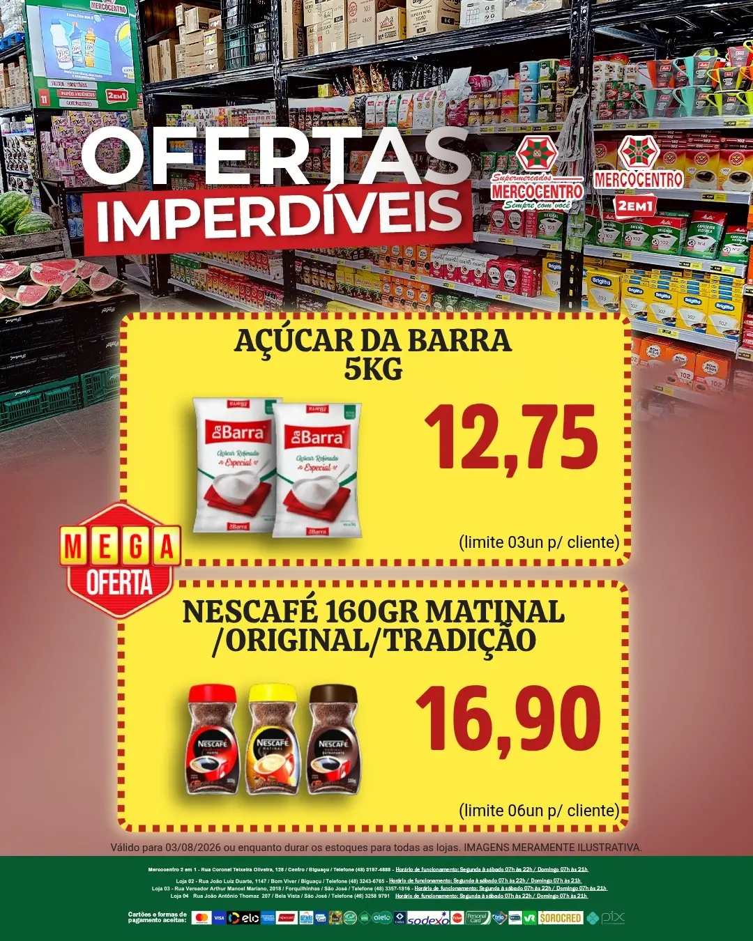 Ofertas SUPERMERCADOS MERCOCENTRO 🛒