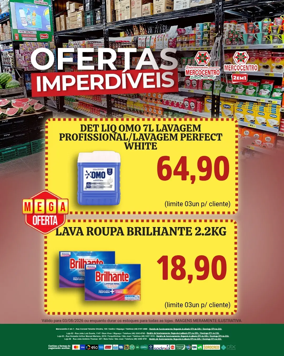 Ofertas SUPERMERCADOS MERCOCENTRO 🛒