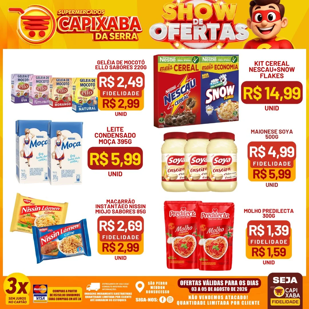 Ofertas Supermercados Capixaba da Serra