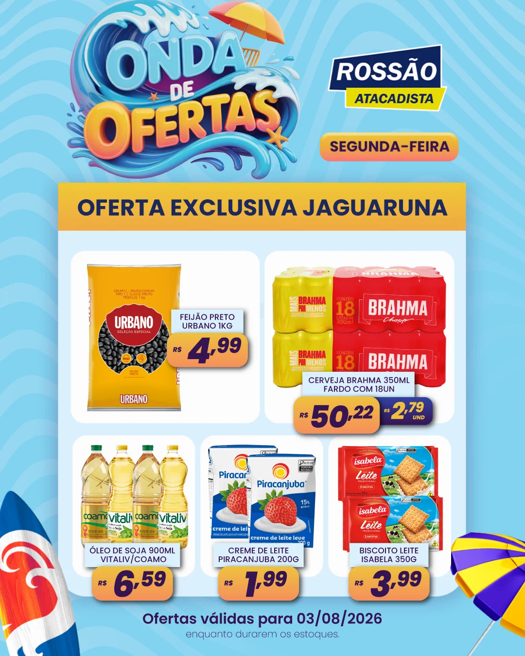 Ofertas Rossão Atacadista – 03/08/2026