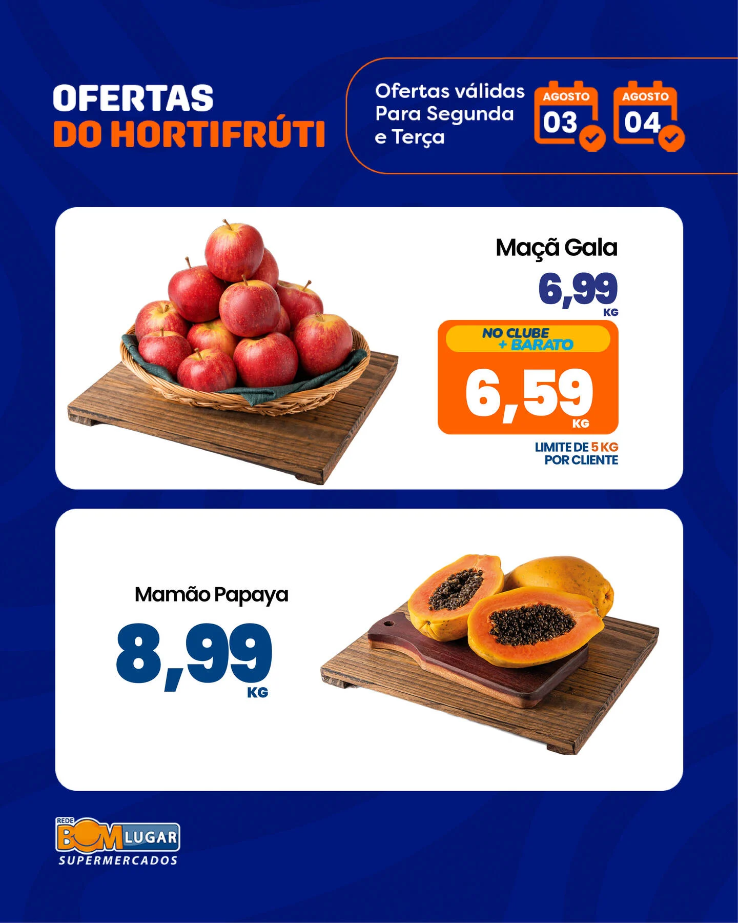 Ofertas Rede Bom Lugar Supermercados – 04/08