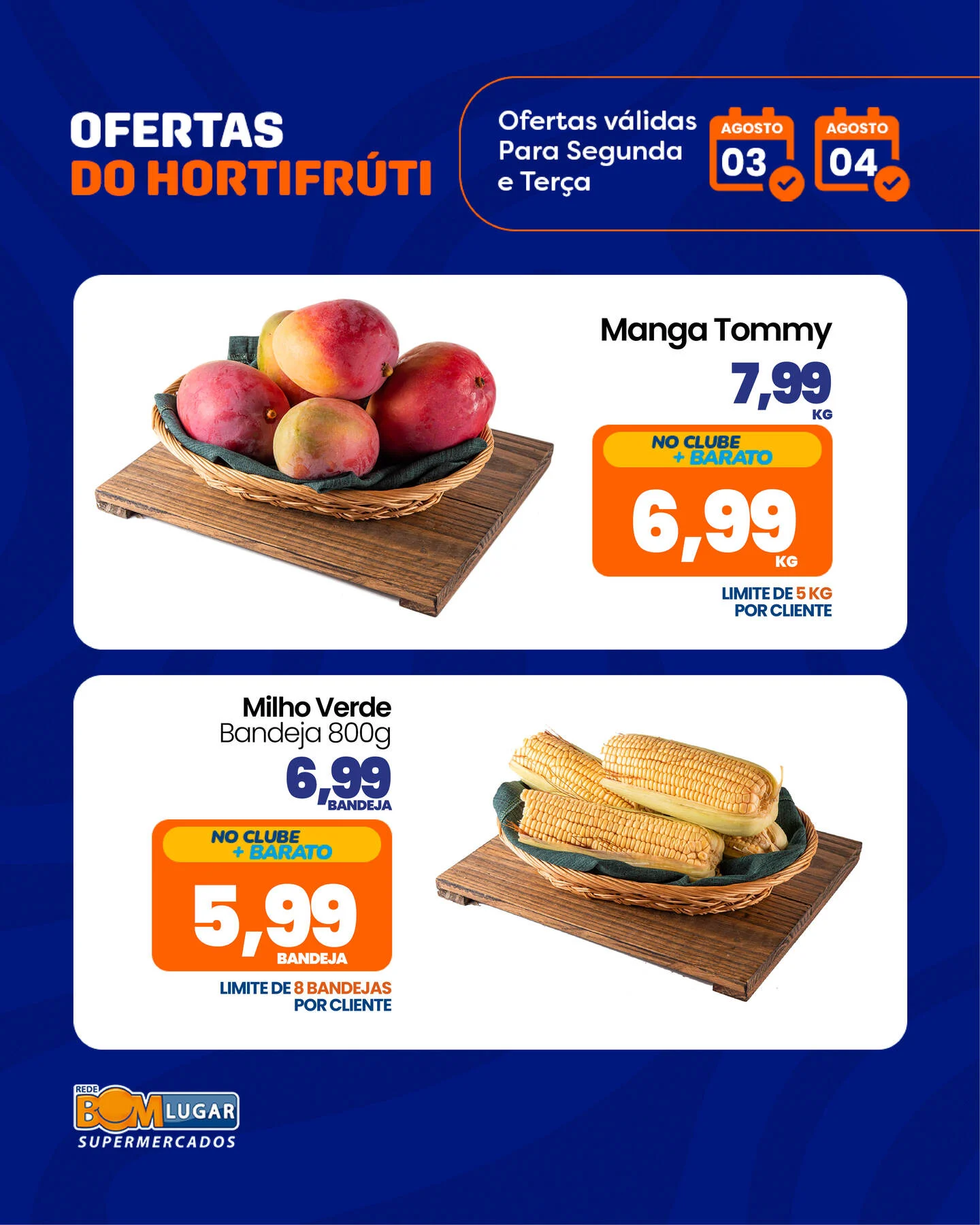 Ofertas Rede Bom Lugar Supermercados