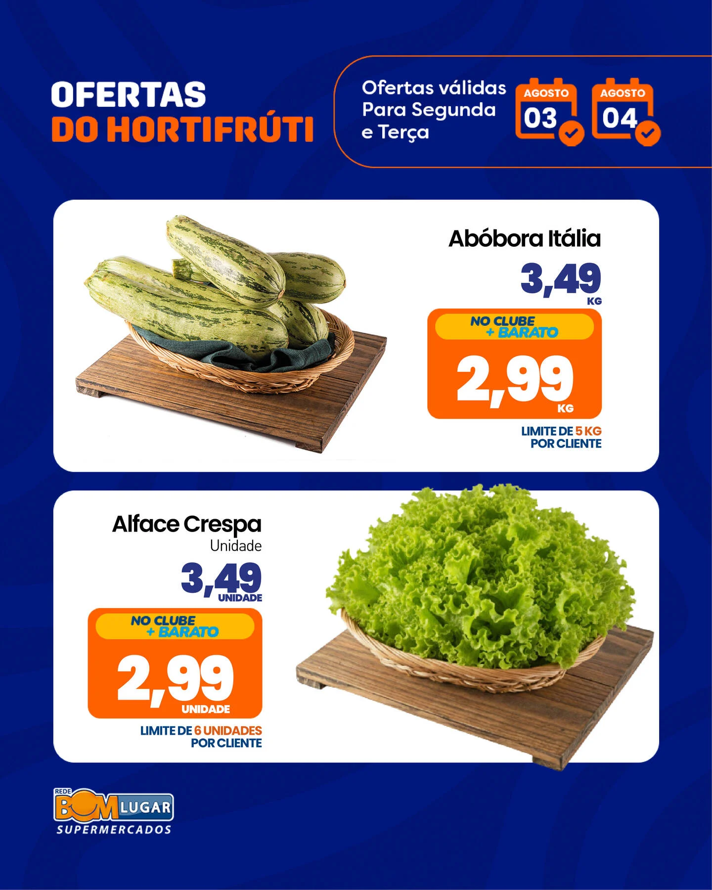Ofertas Rede Bom Lugar Supermercados