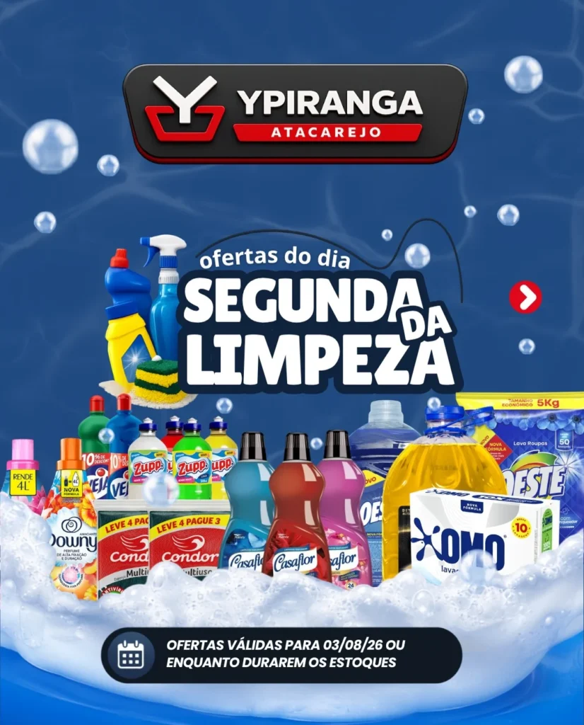 Ofertas Ypiranga Atacarejo – 03/08/2026