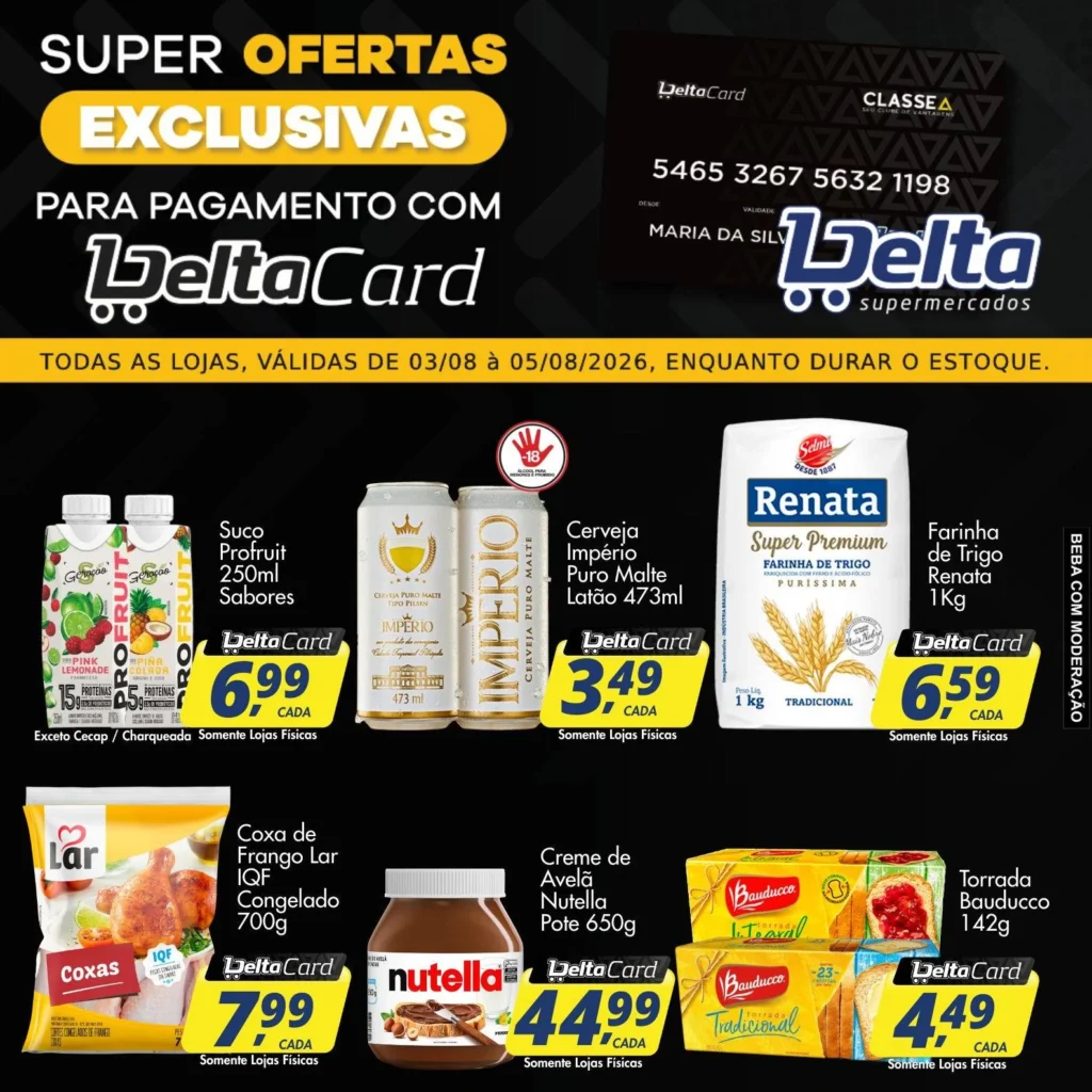 Ofertas Delta Supermercados – 05/08/2026