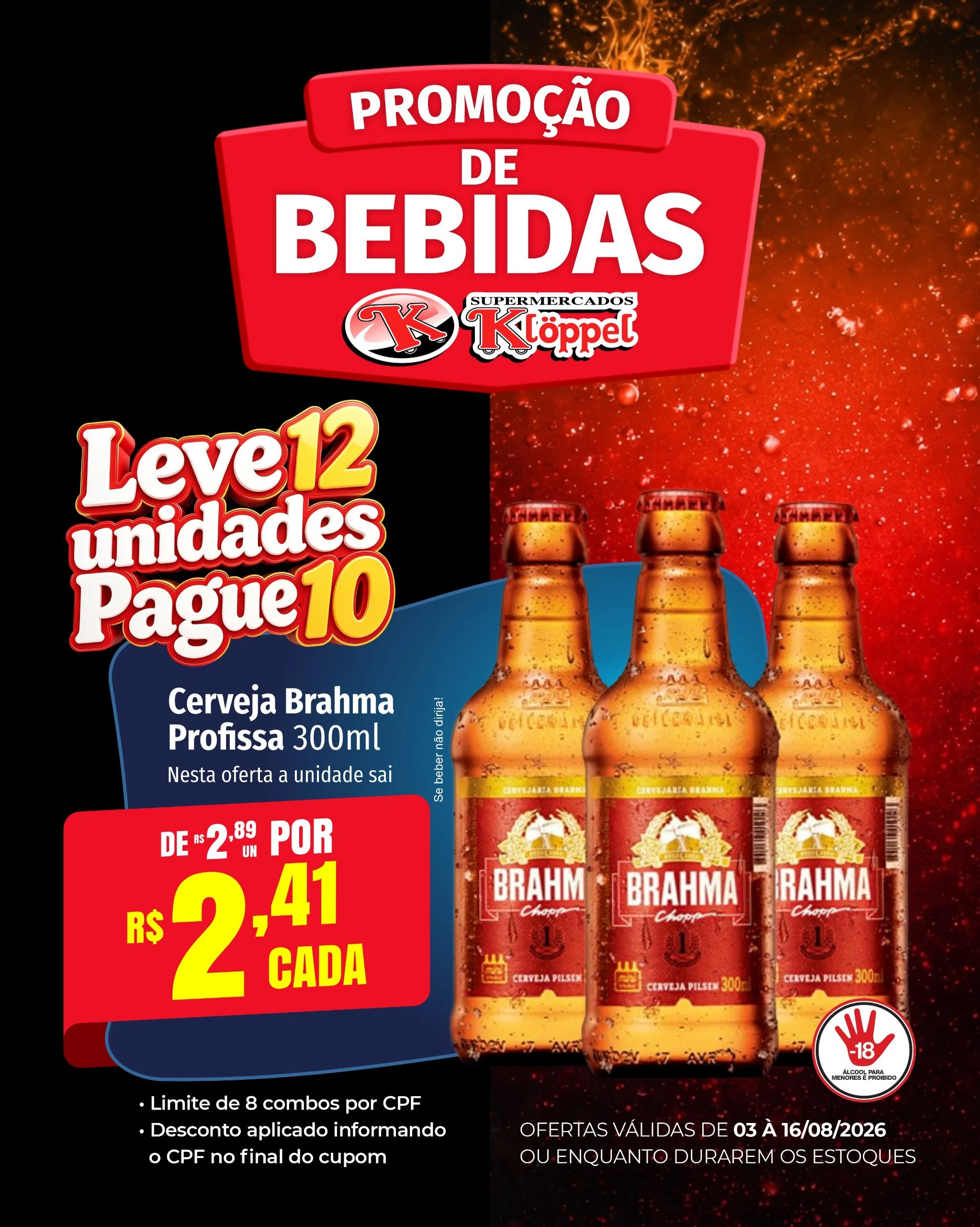 Ofertas Supermercados Klöppel – 16/08/2026