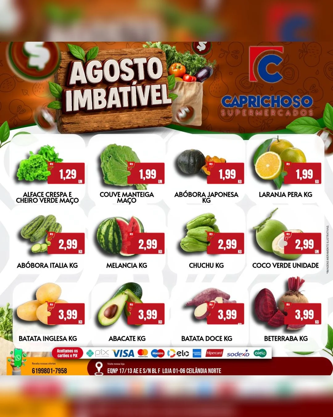 Ofertas Supermercado Caprichoso Ceilândia – 05/08/2026 Ofertas Supermercado Caprichoso Ceilândia – 05/08/2026