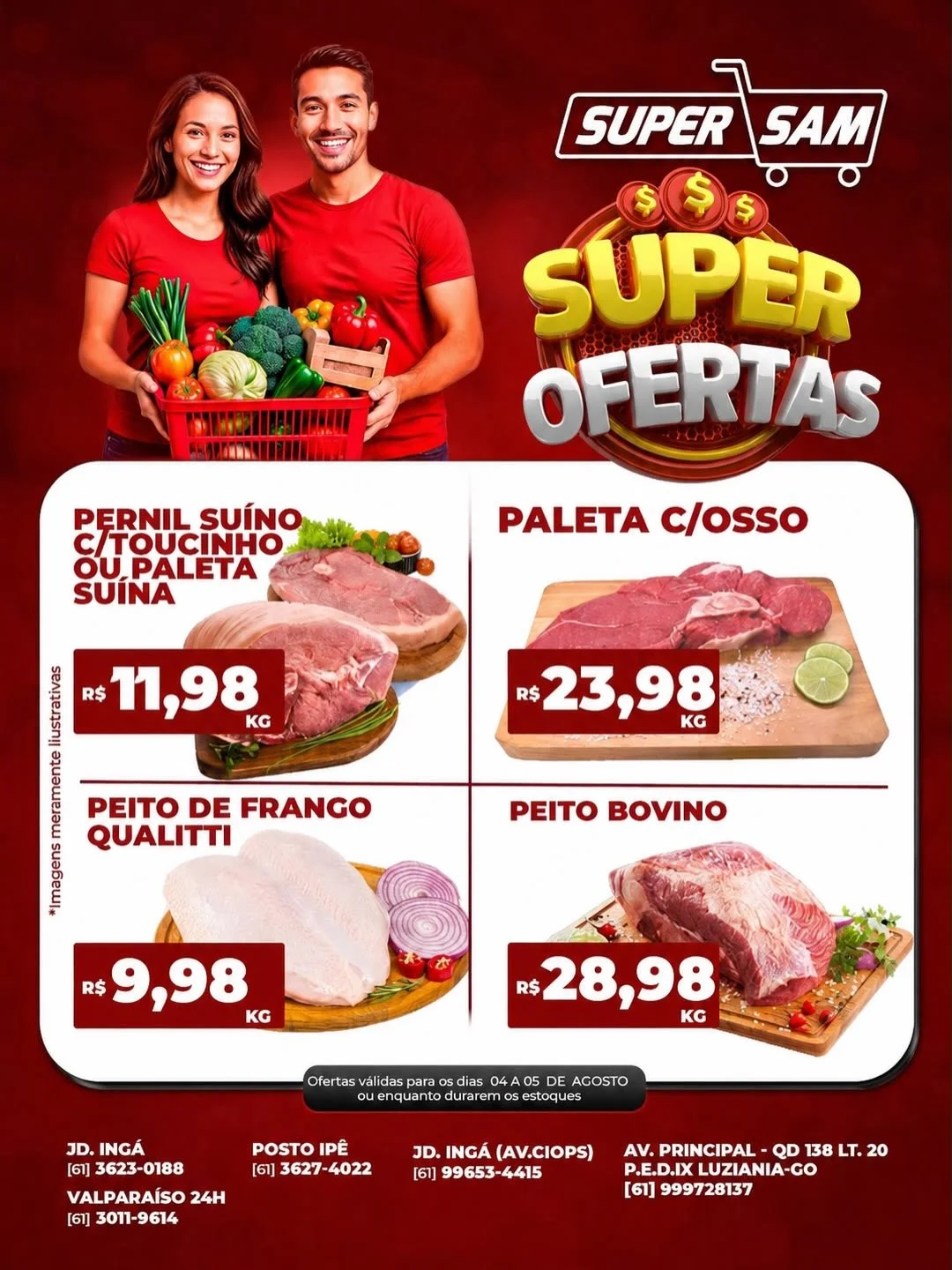 Ofertas Rede Supersam – 05/08/2026