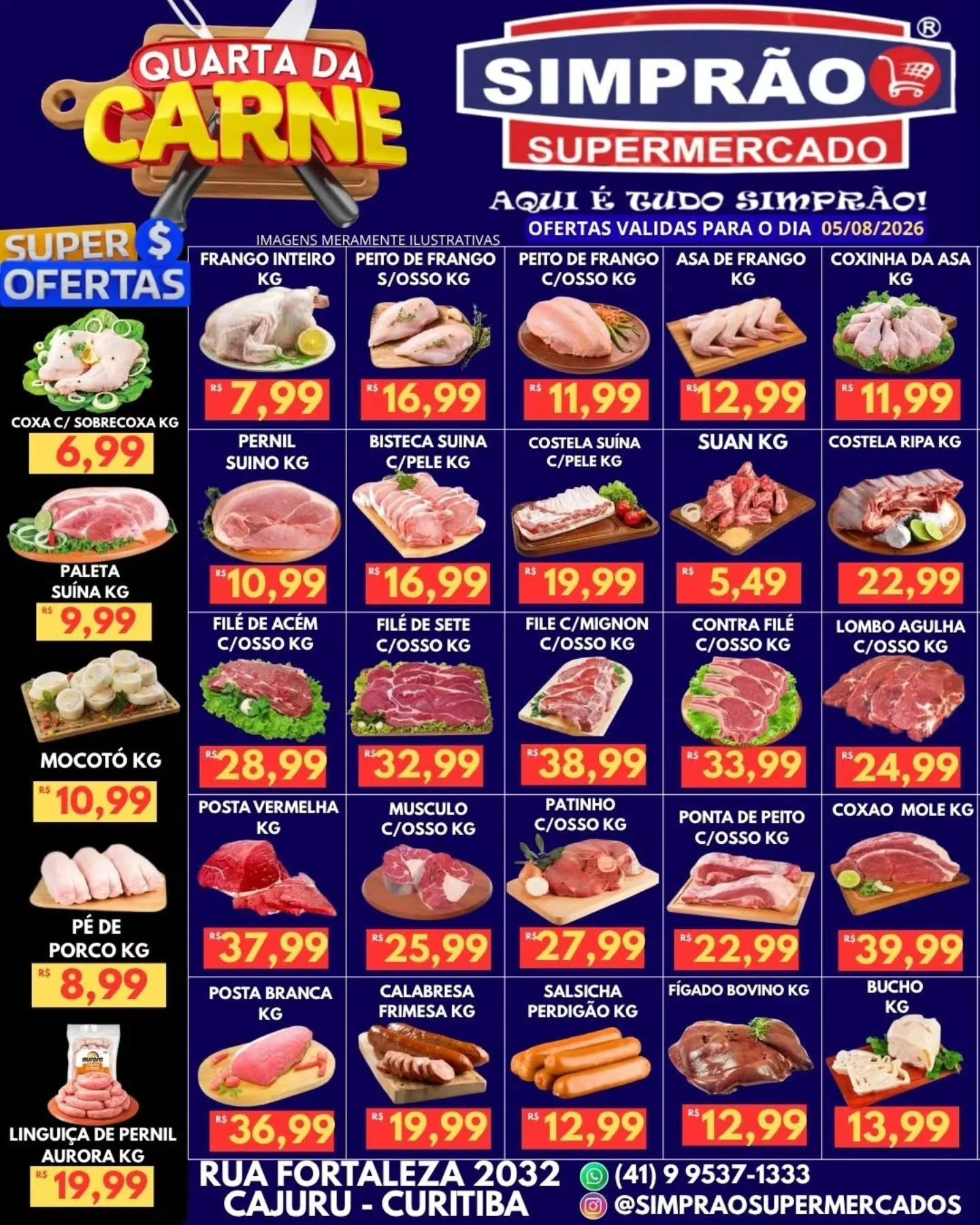 Ofertas simprão supermercados – 05/08/2026