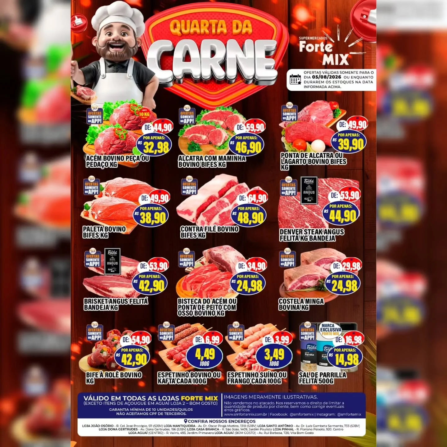 Ofertas Supermercados Forte Mix – 05/08/2026