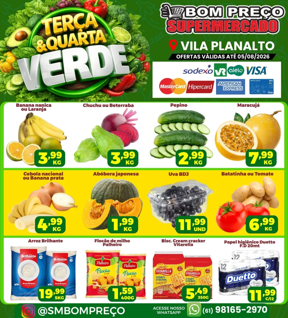 Ofertas Bom preço | Supermercado – 05/08/2026