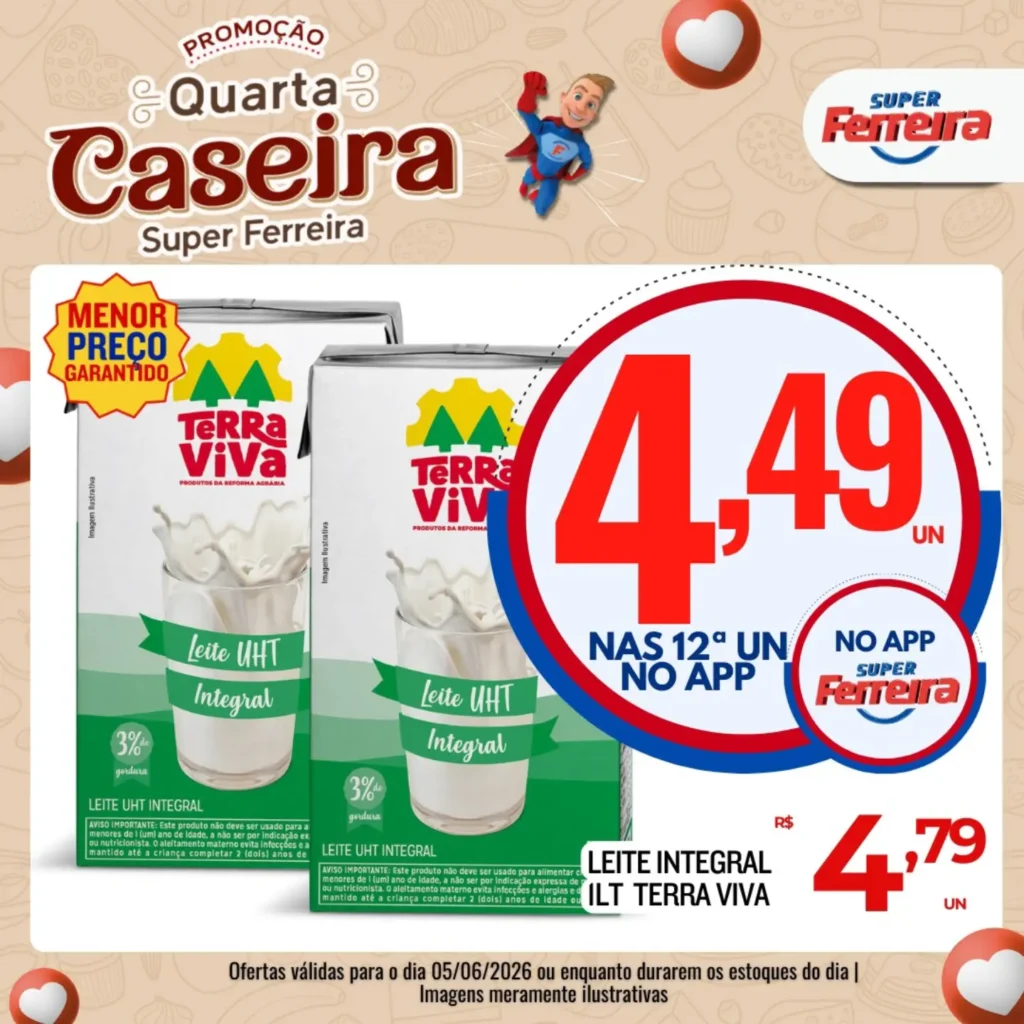 Ofertas Super Ferreira – 05/08