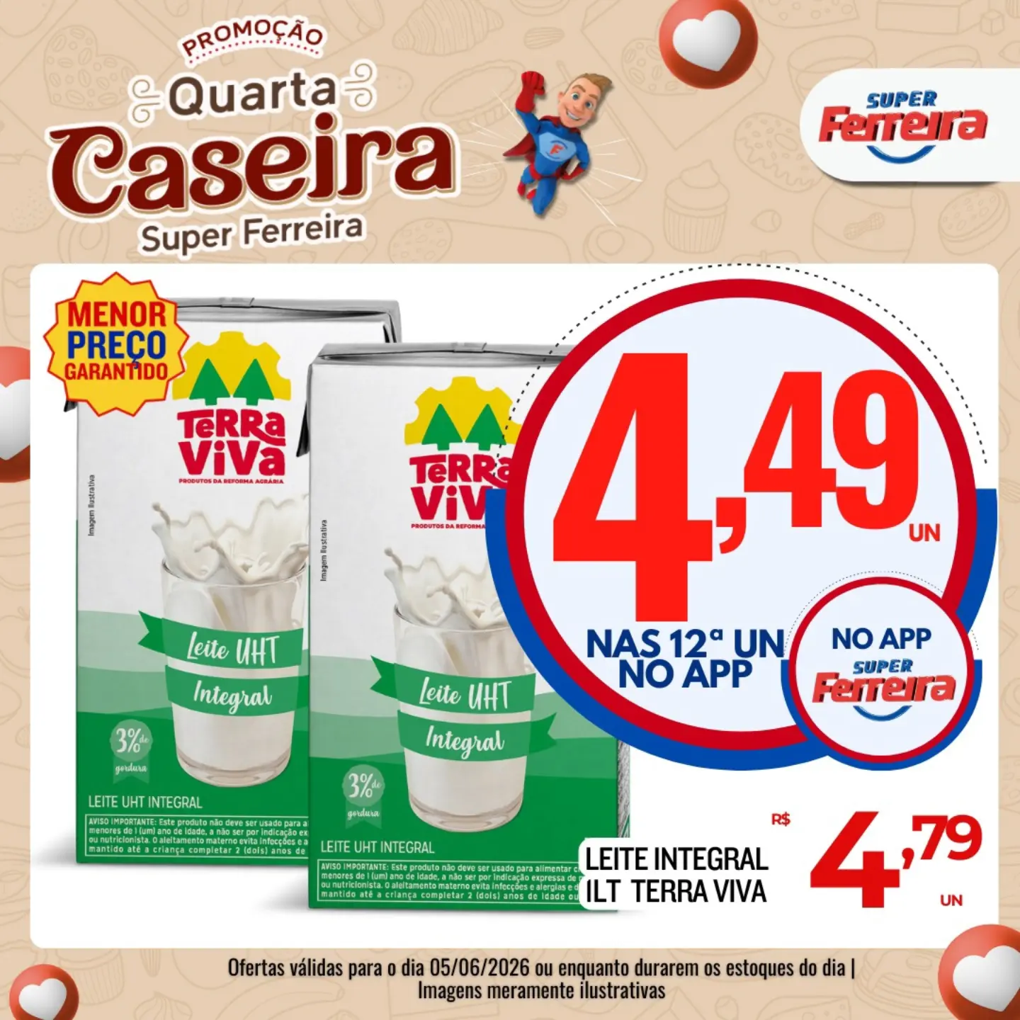 Ofertas Super Ferreira – 05/08