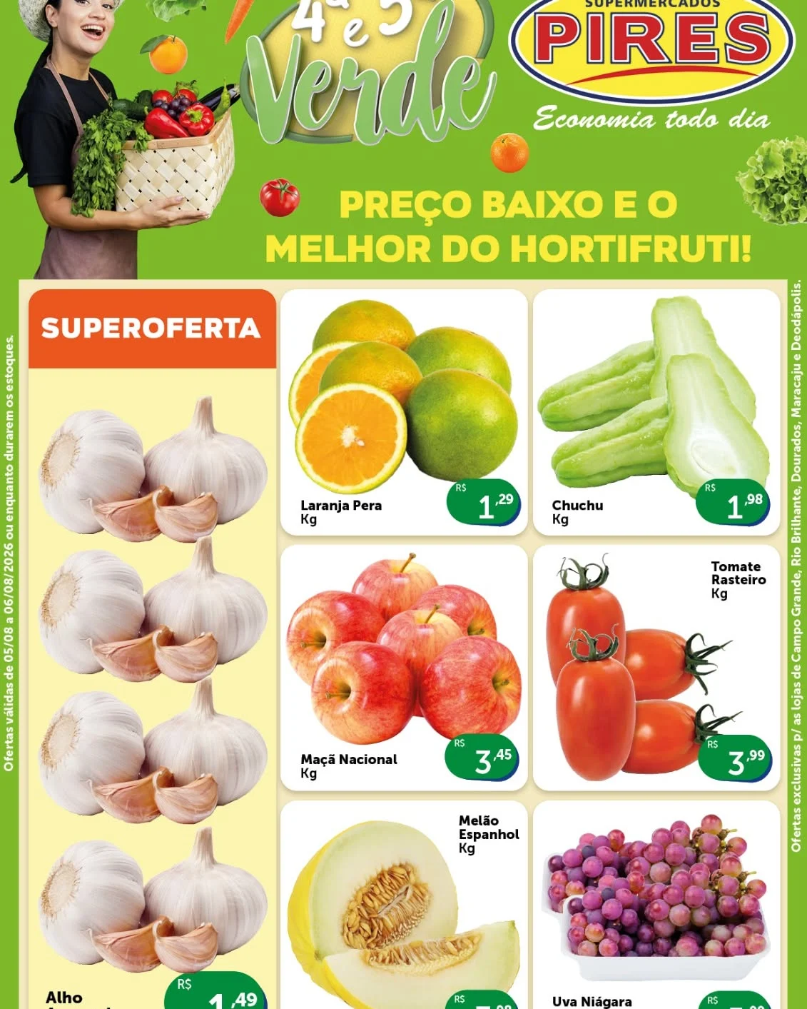 Ofertas Supermercados Pires – 06/08