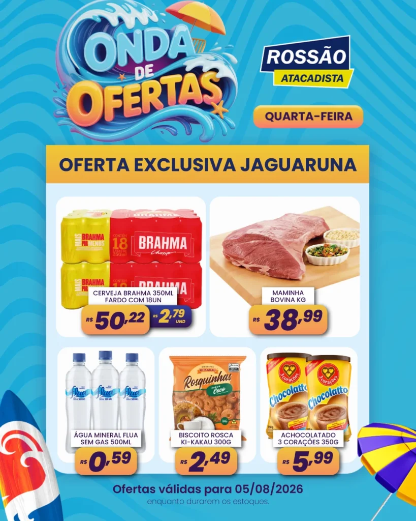 Ofertas Rossão Atacadista – 05/08/2026