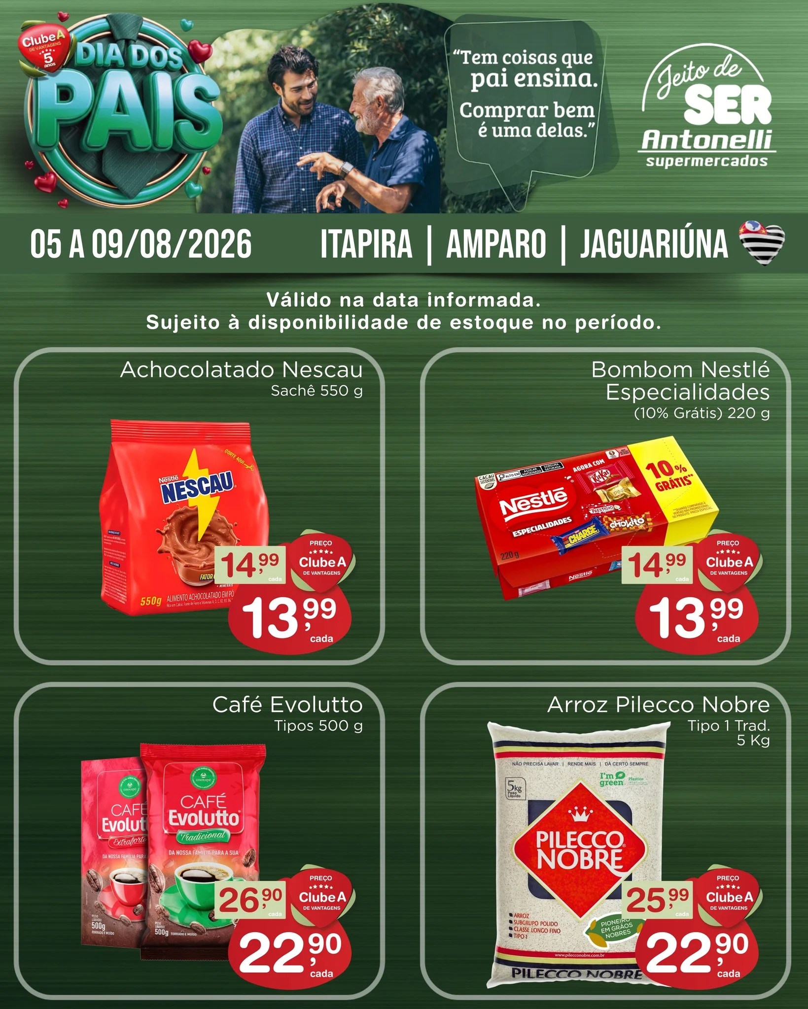 Ofertas Antonelli Supermercados – 09/08/2026