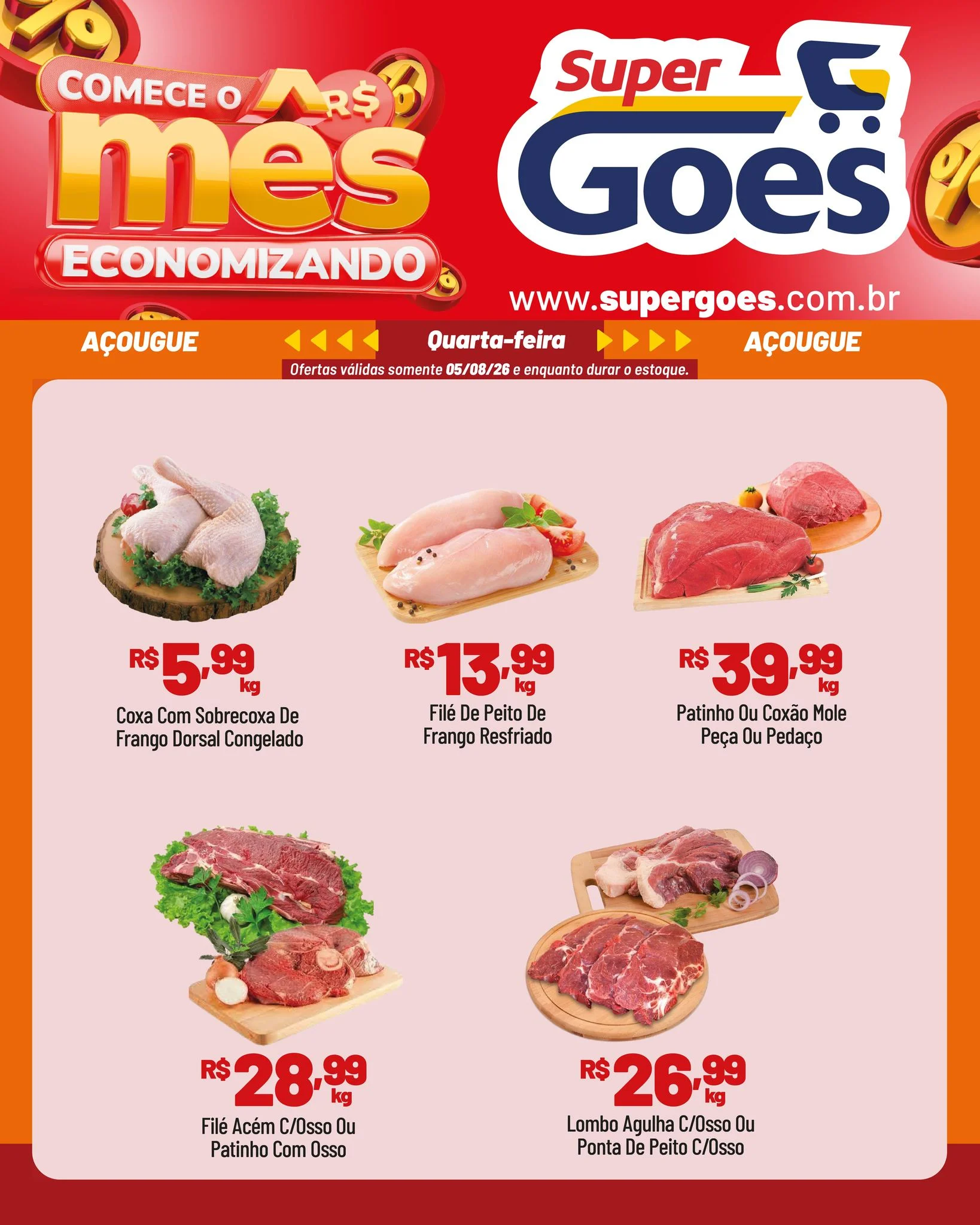 Ofertas Supermercados Goes – 05/08/2026