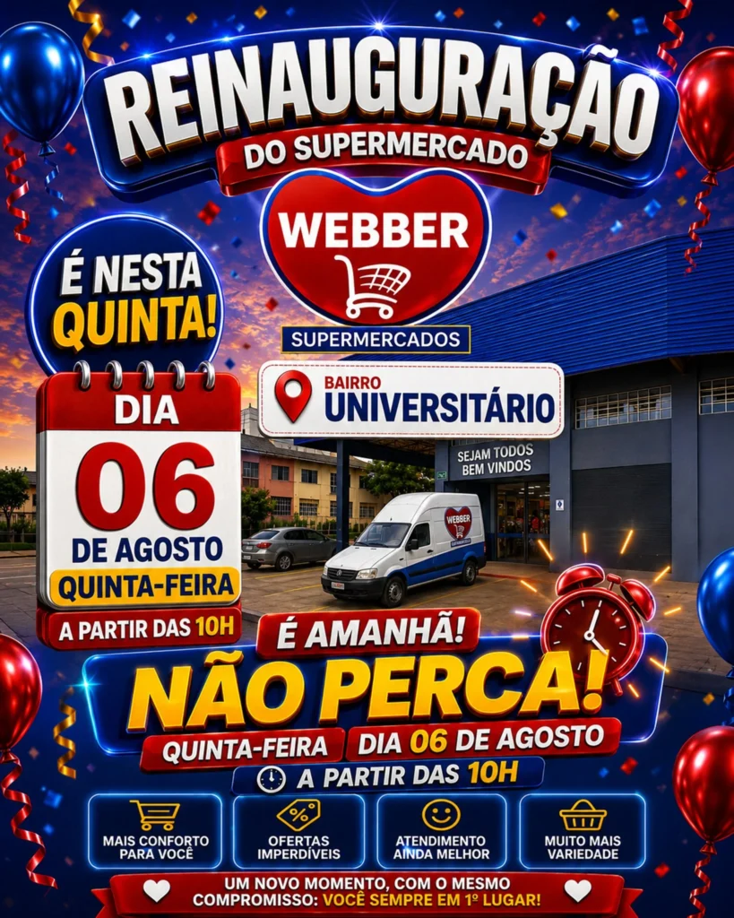 Ofertas SUPERMERCADOS WEBBER – 05/08/2026