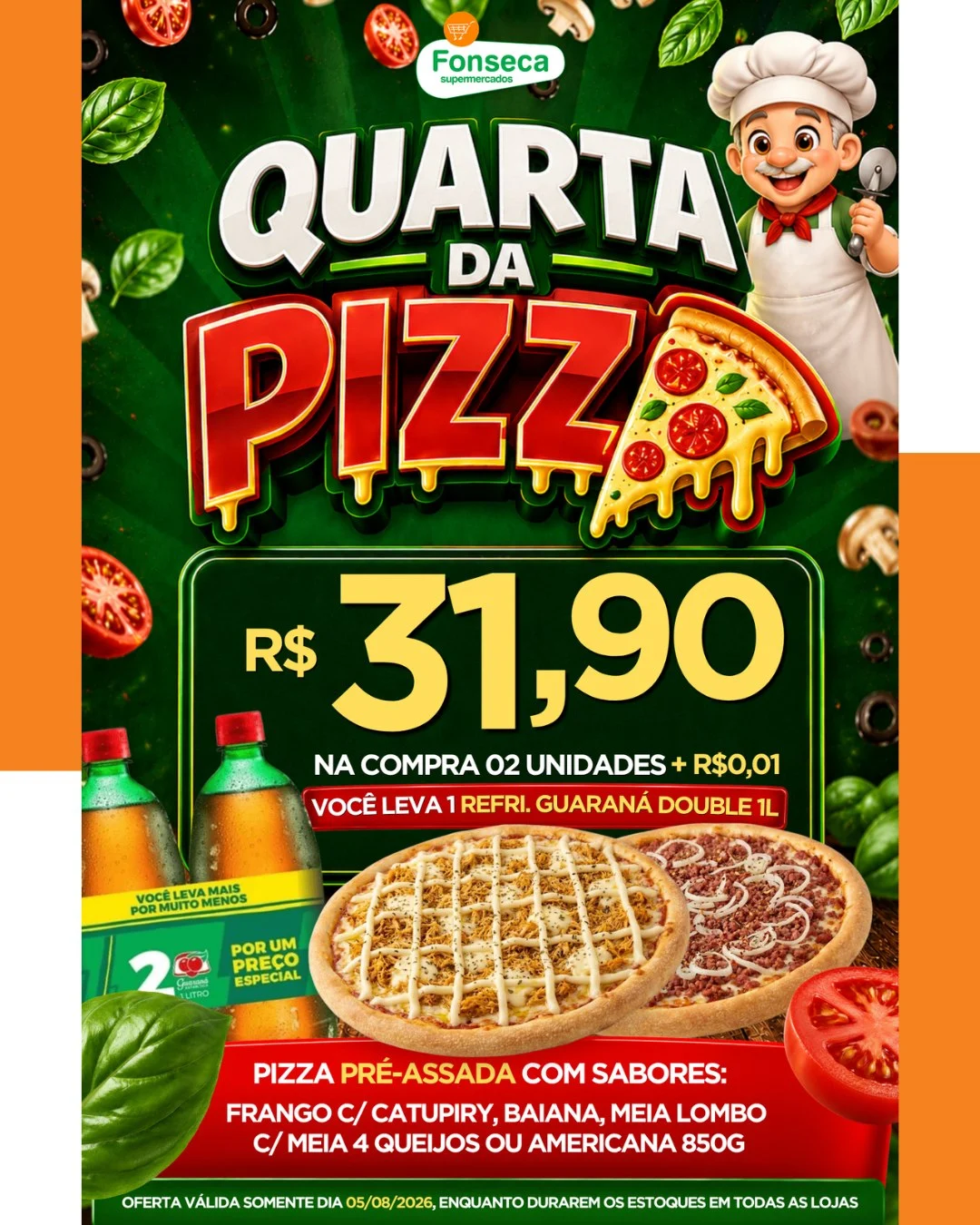 Ofertas Fonseca Supermercados – 05/08/2026